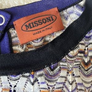 Missoni Italy Sheer Mini Dress